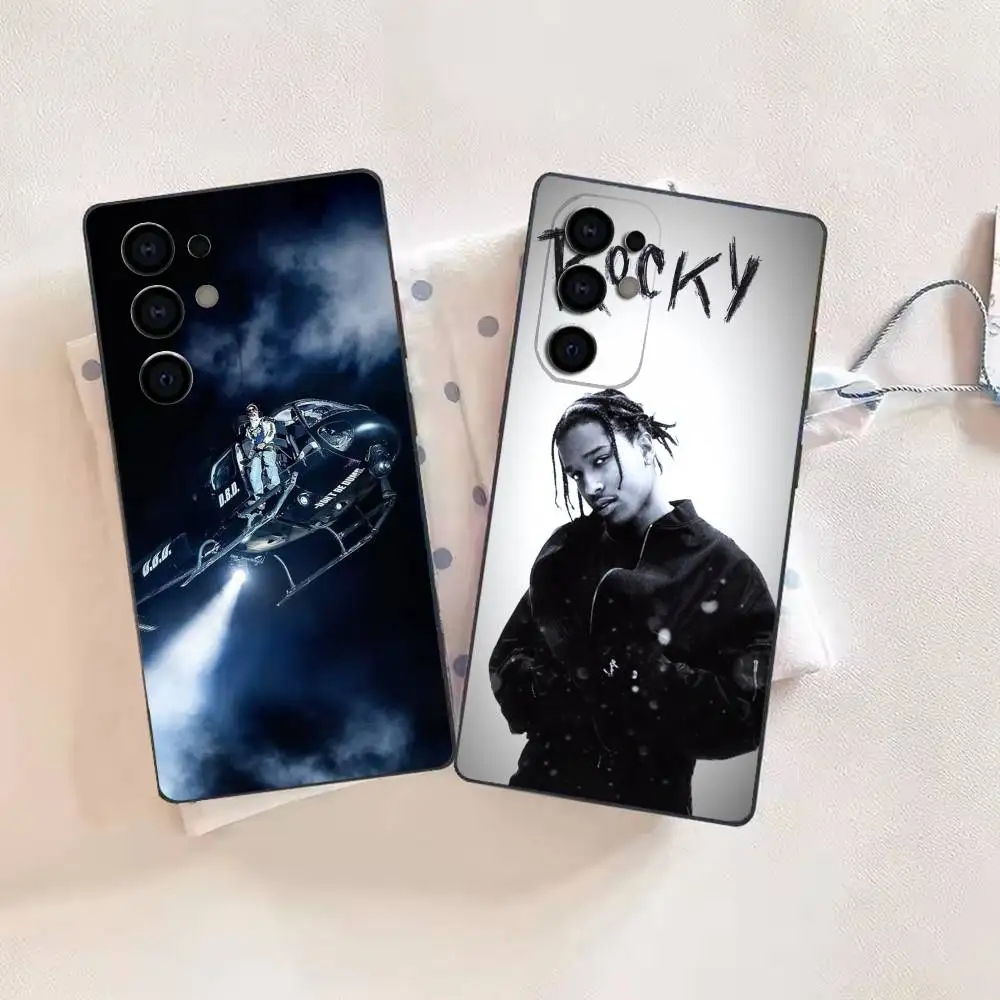 Rapper A-ASAP R-Rocky   Soft Black Phone Case for Samsung  S26,25,24,21,22,21,20,10,9,8,7,6Ultra,Plus,Fe, Lite