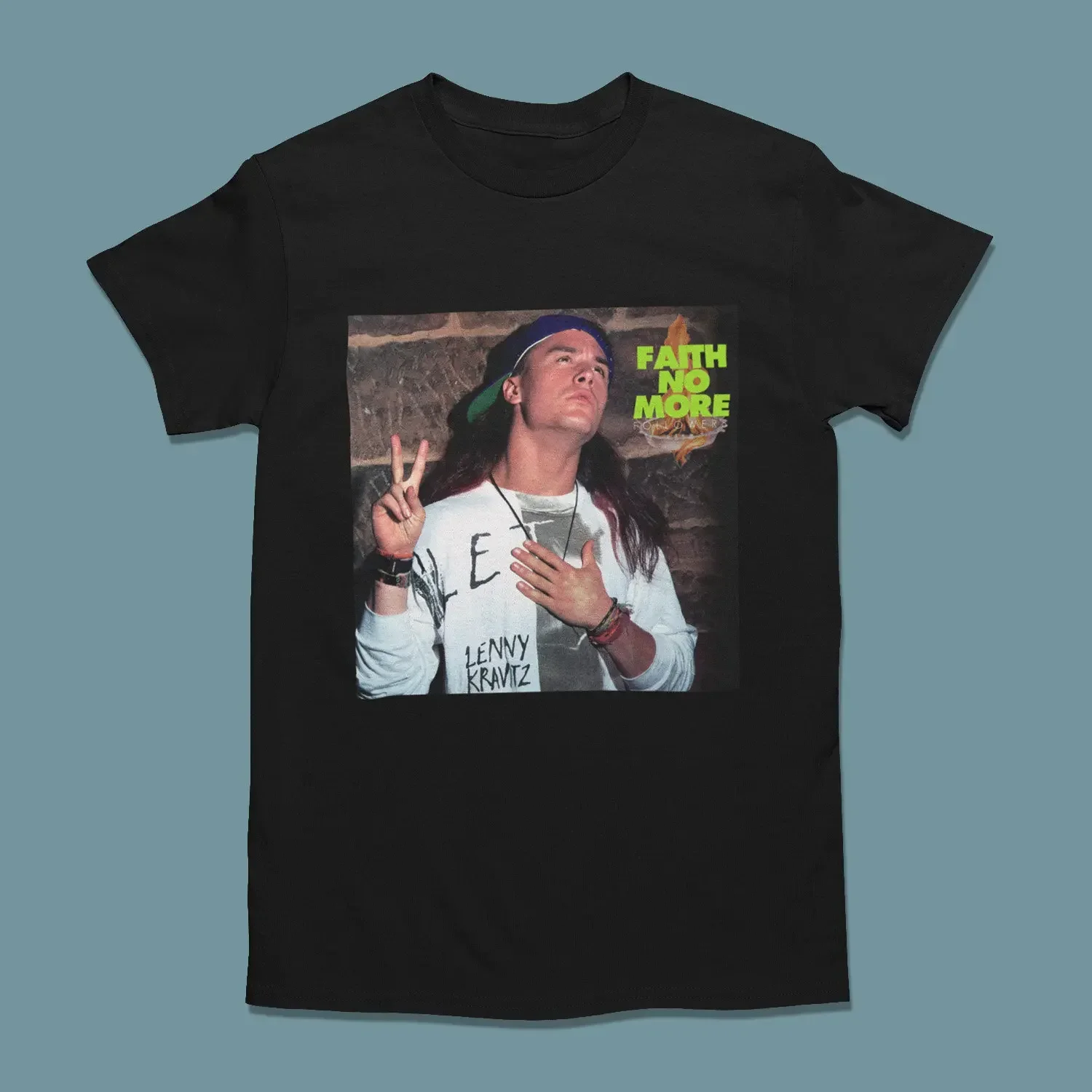 Faith No More Second Coming Mike Patton Fantomas Rock Band Camiseta negra con cuello redondo