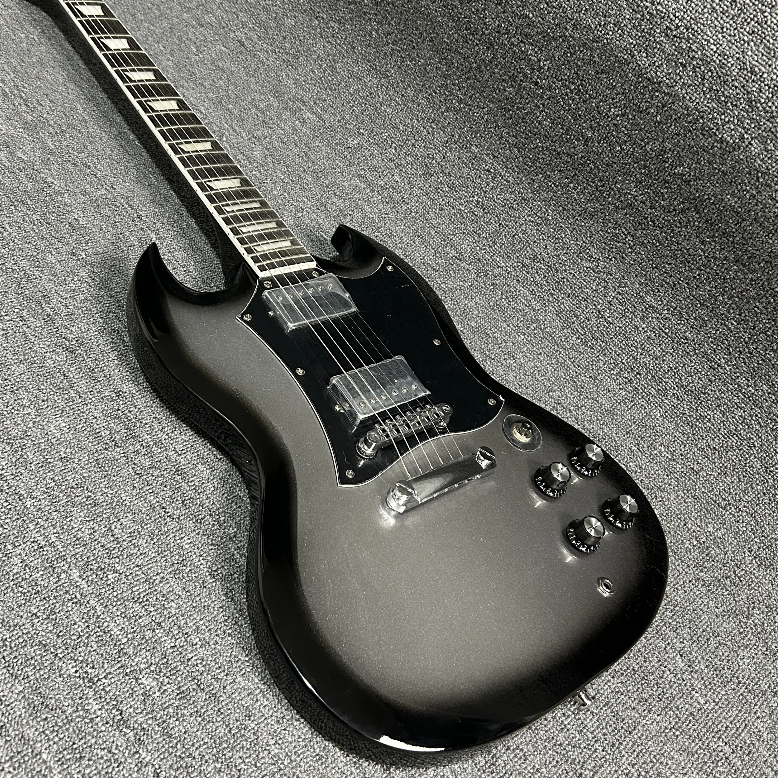 Hot Selling Gib Silver SG Electric Guitarra 22 Tone Position Mahogany Body Rosewood Fingerboard High Quality Free Delivery