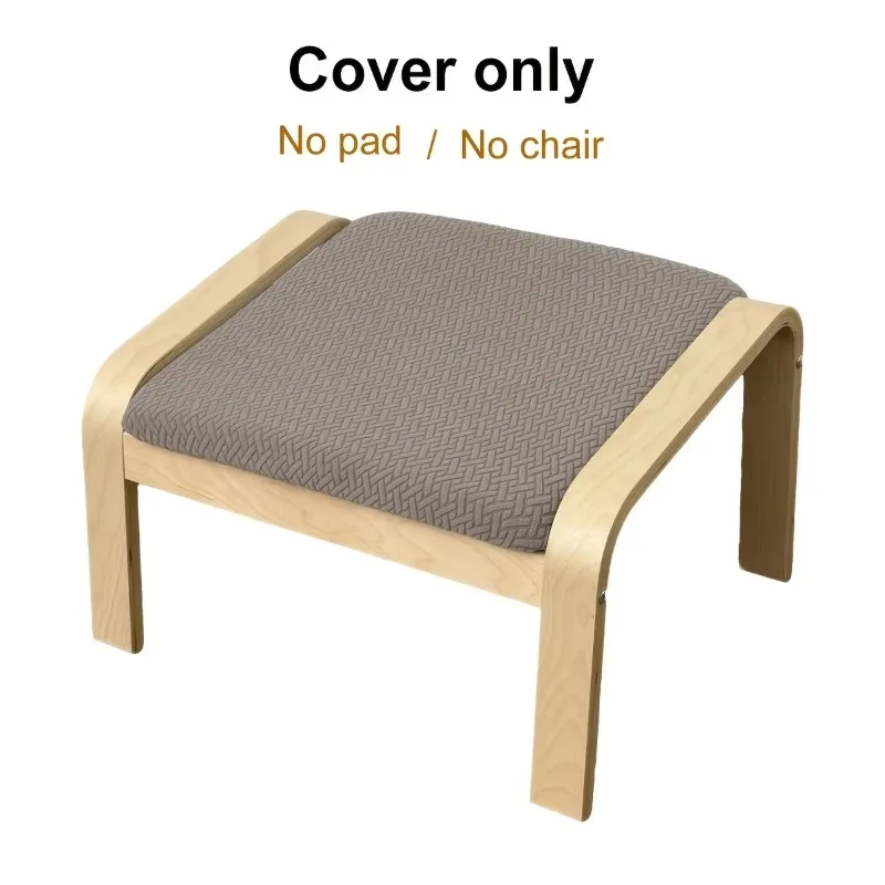Stretch-Jacquard-Schonbezug für Poang-Stühle, elastischer, waschbarer Lounge-Stuhlbezug, rutschfester Schutz für Poang-Liegestühle mit Holzarmlehnen – Detail 23