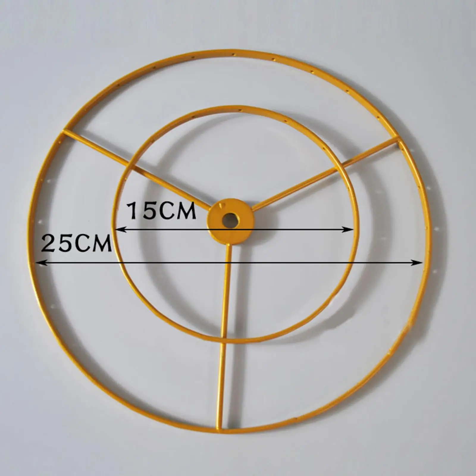 Metal Lampshade Frame Ring Circular Iron Structure Rack Stand for Cafe Bar Restaurant Wedding Party Lighting
