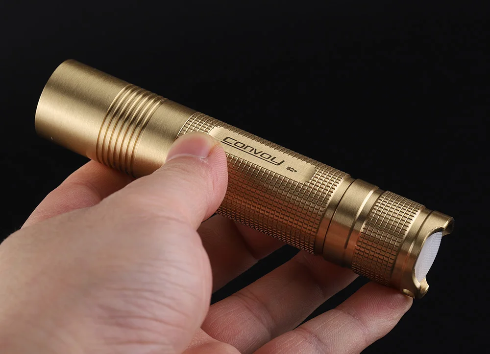 brass convoy S2+ 18650 flashlight