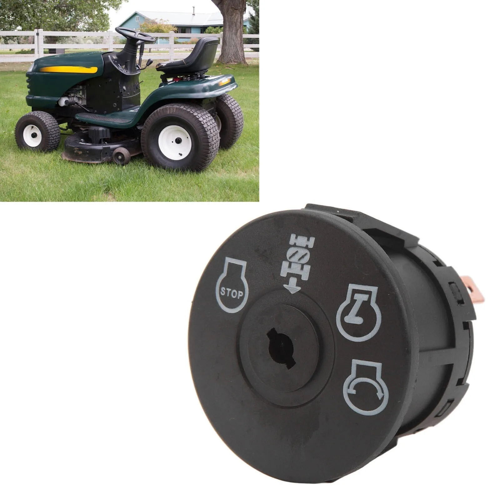 

Выключатель зажигания для газонокосилки с 2 ключами для Husqvarna Poulan Craftsman Sears 193350 532193350, автомобильные аксессуары