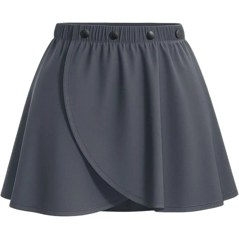 Durable High Waisted Ballet Skirts Asymmetric Hem Side Slit Dance Wrap Skirt Breathable Yoga Cover Up Skirts Dance Practice