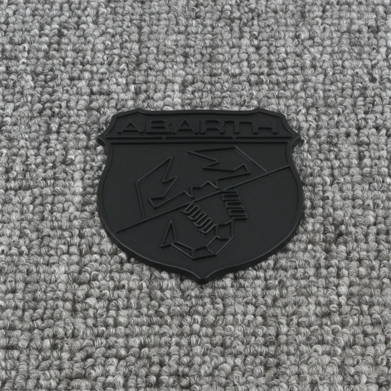 Auto 3D Metall Aufkleber Emblem Abzeichen Aufkleber Zubehör für Fiat Abarth 500Tipo FR Punto Ducato Stilo Palio Bravo Pondo Viaggio