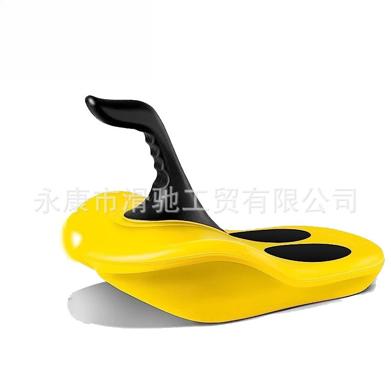 Handheld Snow Sled Combined Thickened Wear Resistant Ski Board For Skiing Ice Skating Sand & Grass Sliding Outdoor