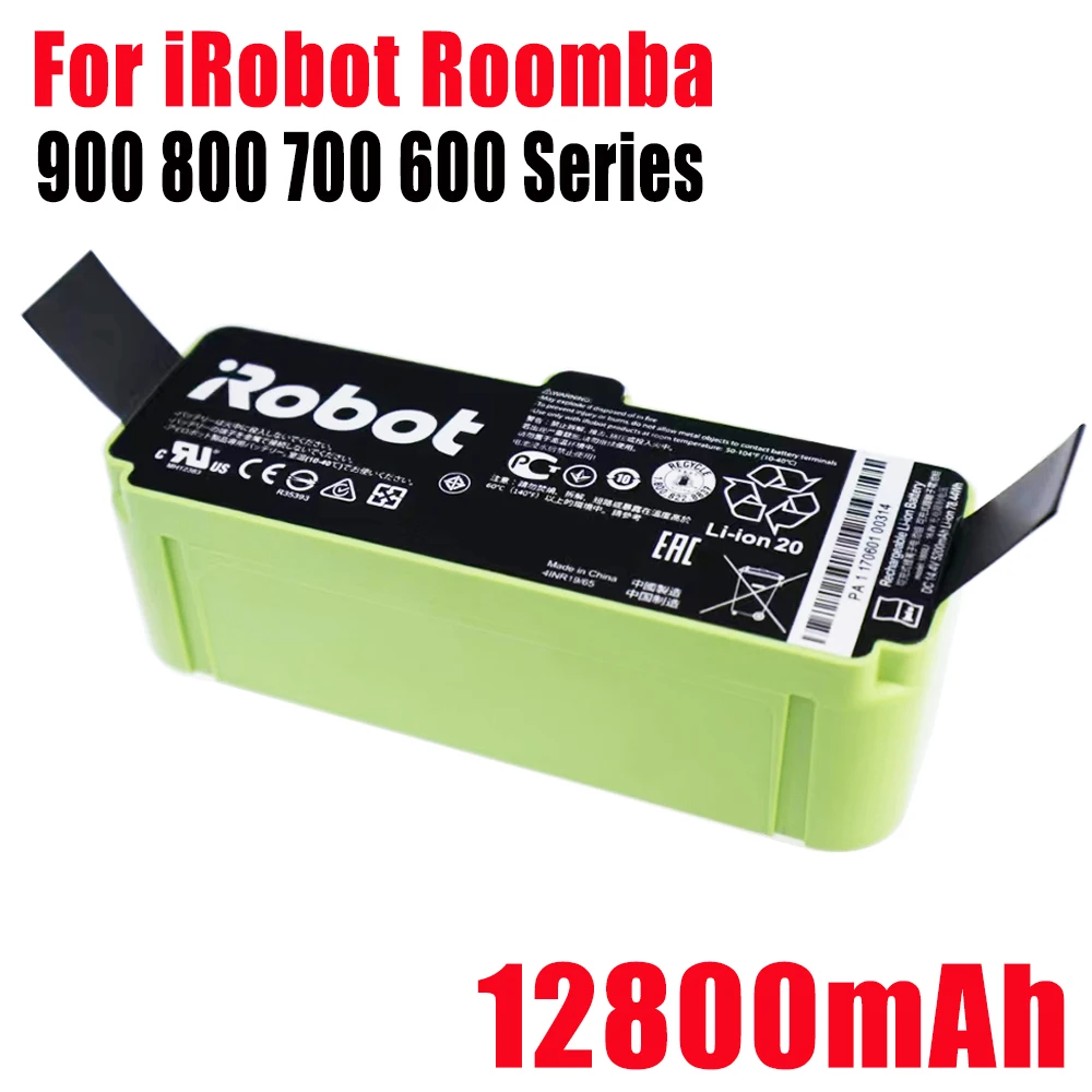 High-Capacity  for iRobot Compatible with Roomba 600 700 800 900 Series 960 895 890 860 695 680 690 675 640 614 12800mAh Battery