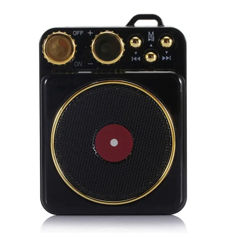 2023 New For Xiaomi Original Portable Retro Bluetooth Speaker Atomic Record Player Stereo Speaker Support TF Card