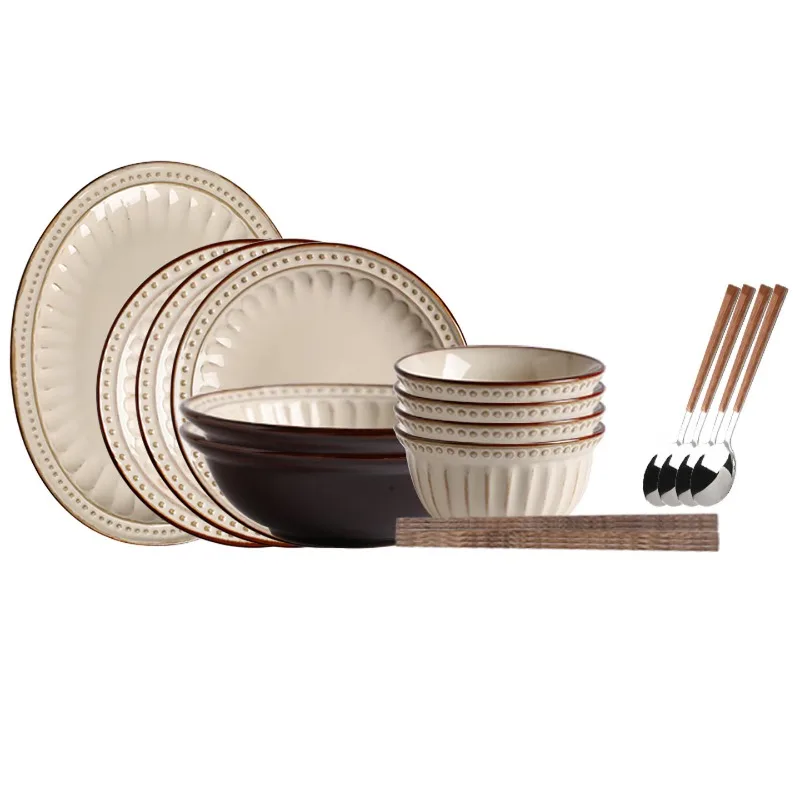 

Household tableware and chopsticks combination