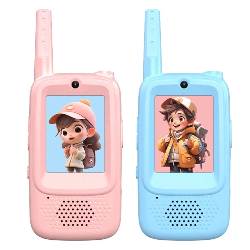 Set 2 onmiddellijke videocommunicatieapparaten voor kinderen binnengebruik tot 500 m Uitgebreid 15UB
