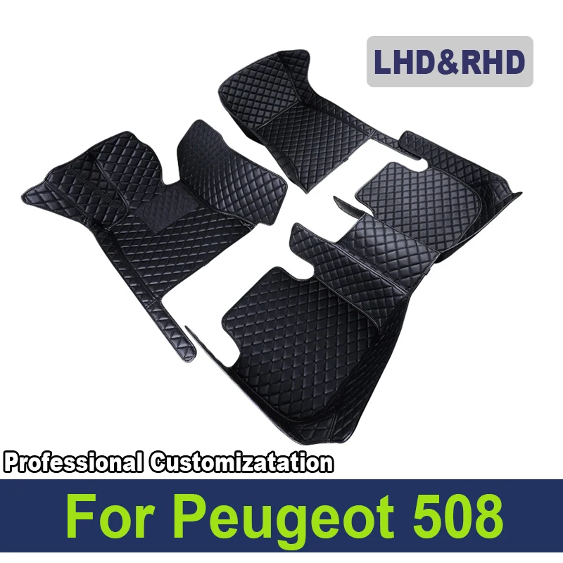 

Custom Car Floor Mats for Peugeot 508 2011-2018 Years Interior Details Car Accessories Carpet