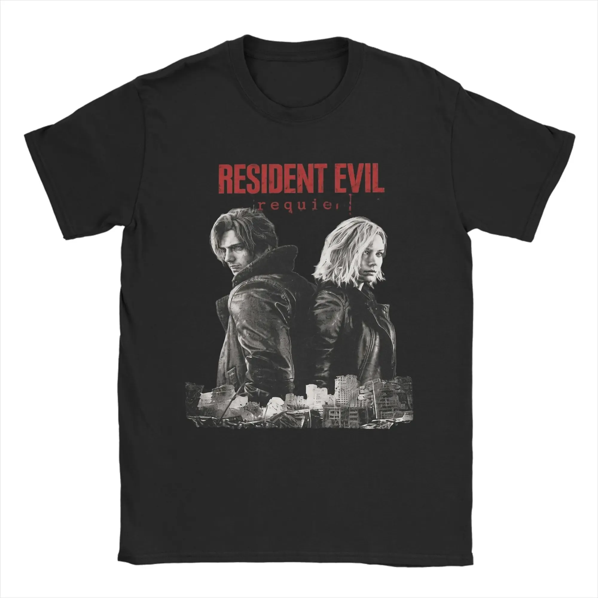 Camiseta Y2K de alta calidad con diseño de BioHazard 9 Requiem Grace Ashcroft, personaje de la serie, moda de verano 2026 para hombre y mujer