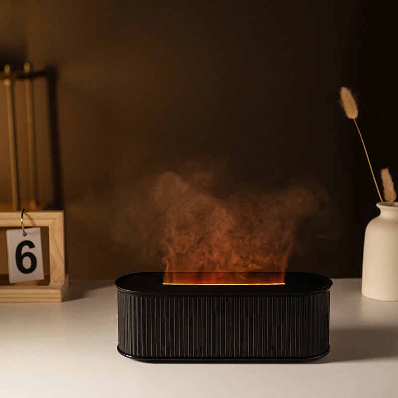 300 ml 3d chama romano aroma difusor umidificador simulação chama usb máquina de aromaterapia para o quarto decoração do escritório presentes