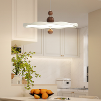 French vintage living room chandelier cream style dining room main light 2024 new UFO light retro Nanyang style corridor light