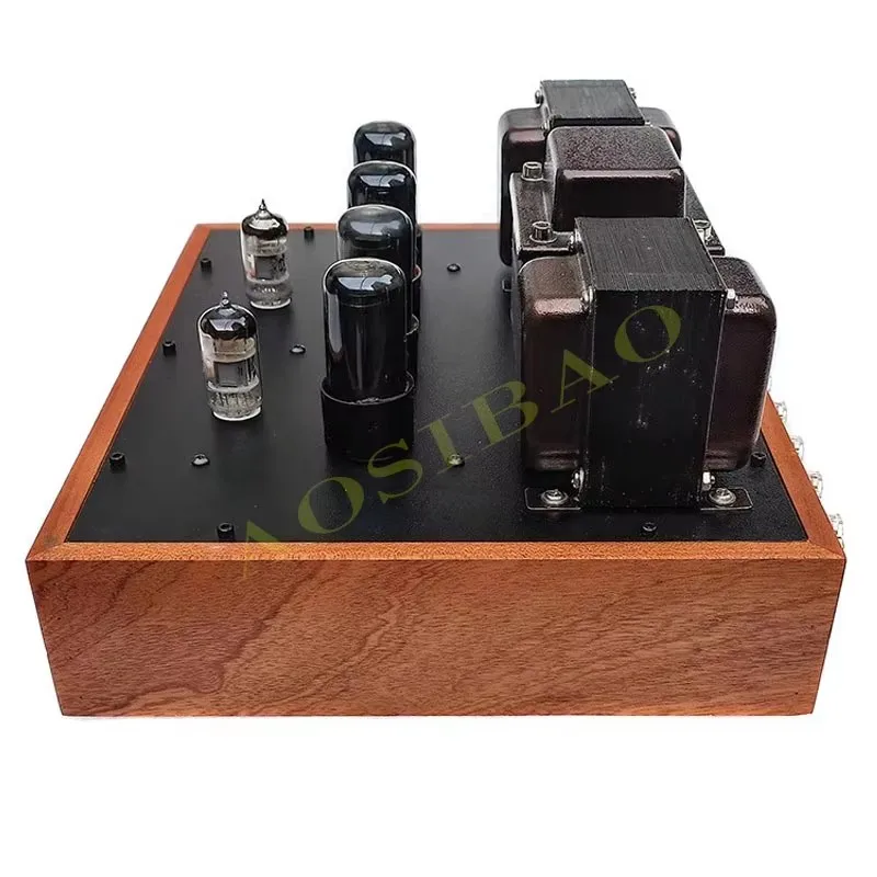 AIYIMA SMSL دفع سحب فئة أ فراغ مُضخّم صوت 10 واط 2.0 6V6 6P6P مُضخّم صوت خشب الساج الهيكل الملاك العين السلطة أمبير الصوت #3