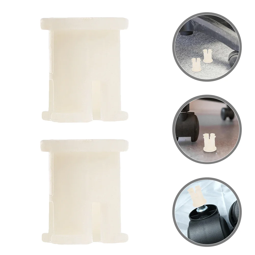 

10 Pcs Pole Caster Rubber Cap Swivel Sleeve Socket Furniture Insert Sleeves Universal Wheel