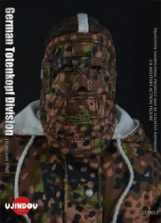 1/6 UJINDOU UD9011 Mini Toys Model Series Skull Army Hungary 1945 Head Sculpture Carving Helmet Fit 12