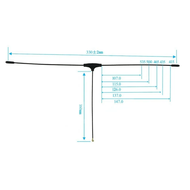 ABJF-Expresslrs 715Mhz RX Dual Diversity، جهاز استقبال 700-1000Mhz لطائرات بدون طيار RC FPV مع C3 TCXO المدمج