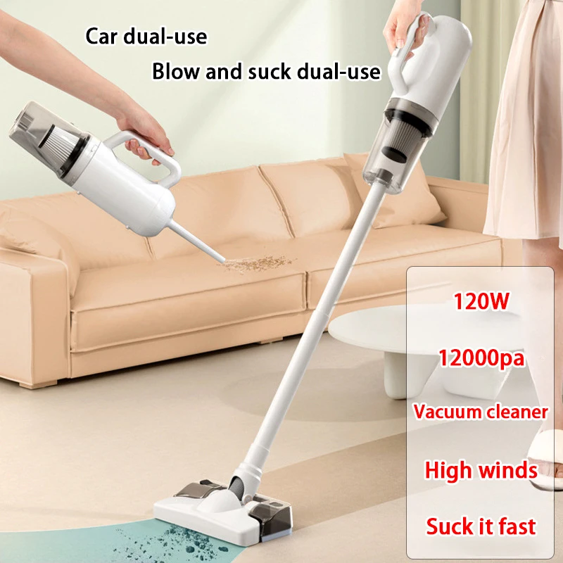 Car Vacuum Cleaner Wireless Handheld Strong Suction Cleaning Machine High Power Portable Vacuum Cleaner for Car Home and Office