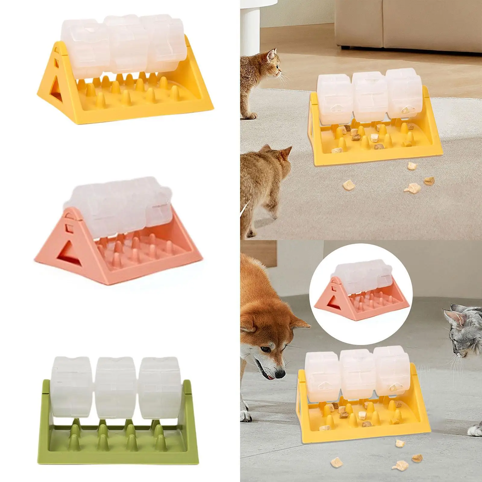 

Slow Feeder Treat Dispenser Dog Educational Toys Dog Food Puzzle Toy Slow Feeding for Cat Puppy Aggressive Chewers Large Dogs