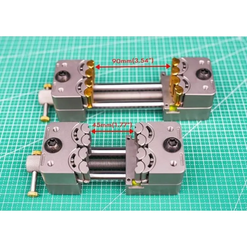 

SHGO-Mini 1-Inch Aluminum Alloy Bench Vise With Anvil - Portable Workshop Tool For Crafting And Metalwork