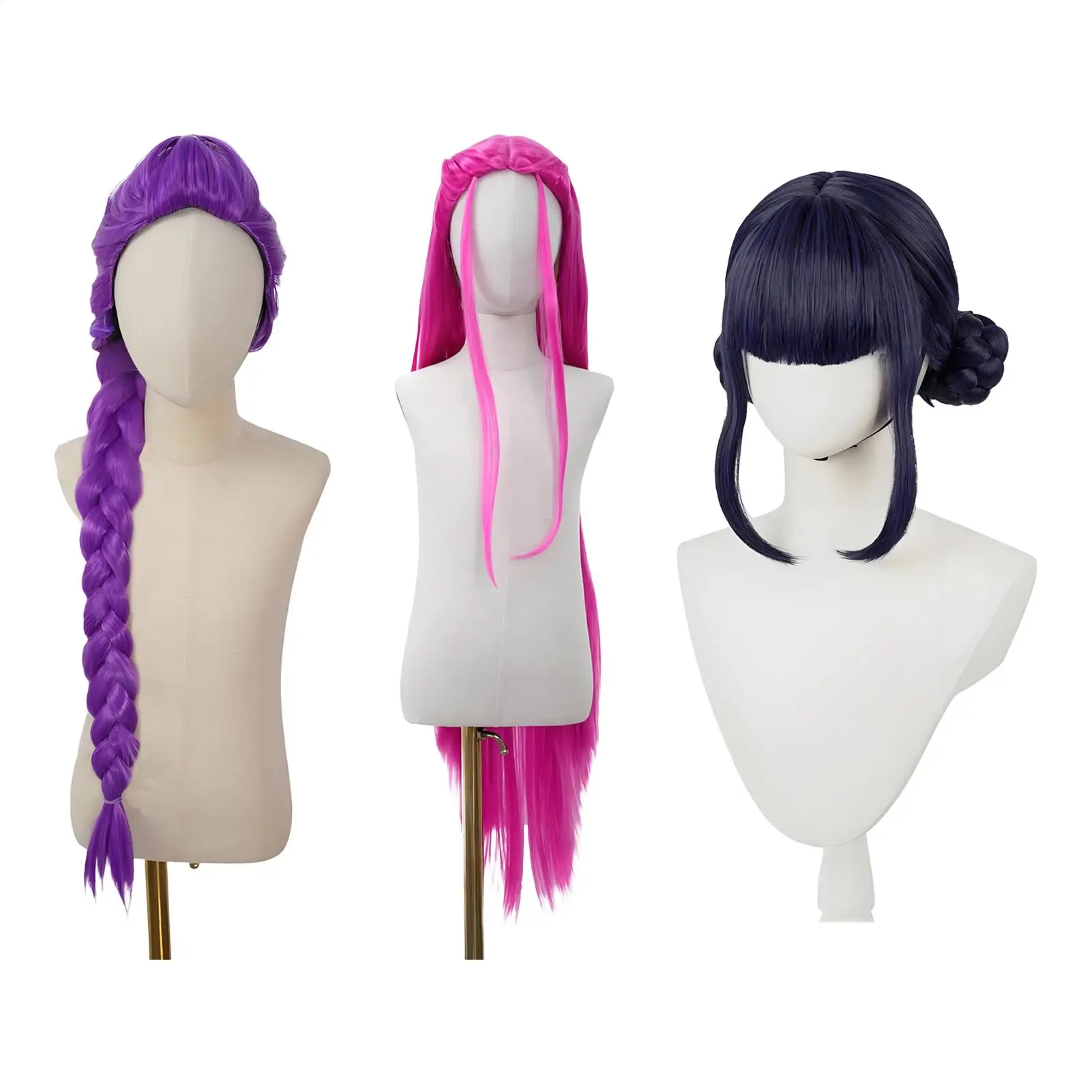 Anime Perücke Cartoon Cosplay Perücke Frauen Kleidung Zubehör für Indoor Outdoor Festival Herbst Urlaub Lagerfeuer Ausstellung Bühne