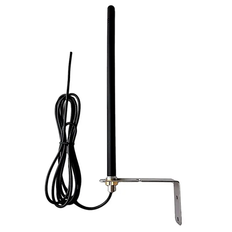 

ABKQ-Signal Amplifier 433Mhz External Antenna Waterproof Booster 150M Range For Garage Door Gate Opener Remote Control