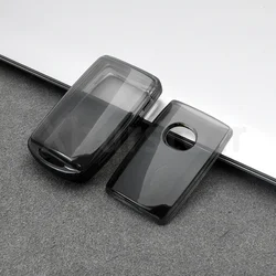 Transparent TPU Shell Fob for Mazda Cx5 2 3 6 Gh Cx3 Cx 5 Cx9 Cx8 CX30 G20 MX-5 MX30 X5 X9 Ss30 CX60 CX90 Car Key Case Cover