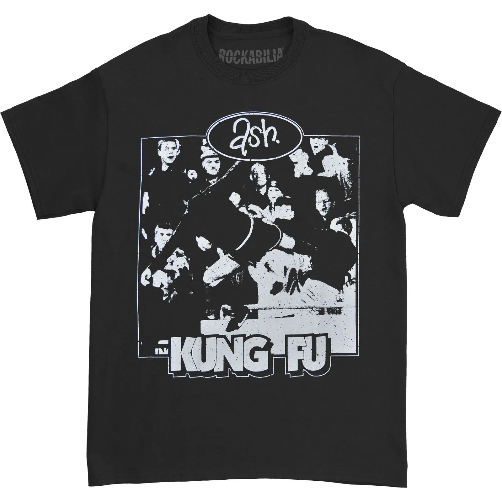 

Men's Ash Kung Fu Tee T-shirt XXX-Large Black