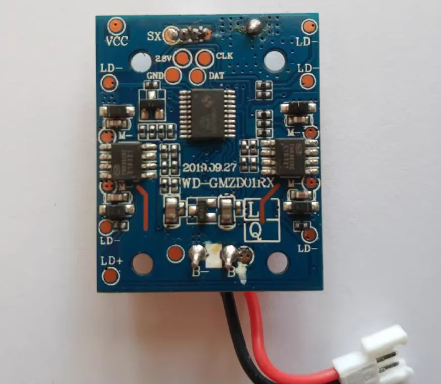 2 pezzi il circuito di ricezione del quadcopter drone supporta telecamere wifi scheda PCB di alimentazione 3.7V