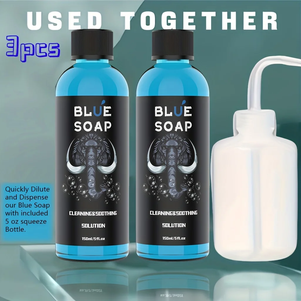 

Синее мыло для очищения татуировок, синее мыло для очищения татуировок в выдавливаемой упаковке, прочная выдавливаемая упаковка.