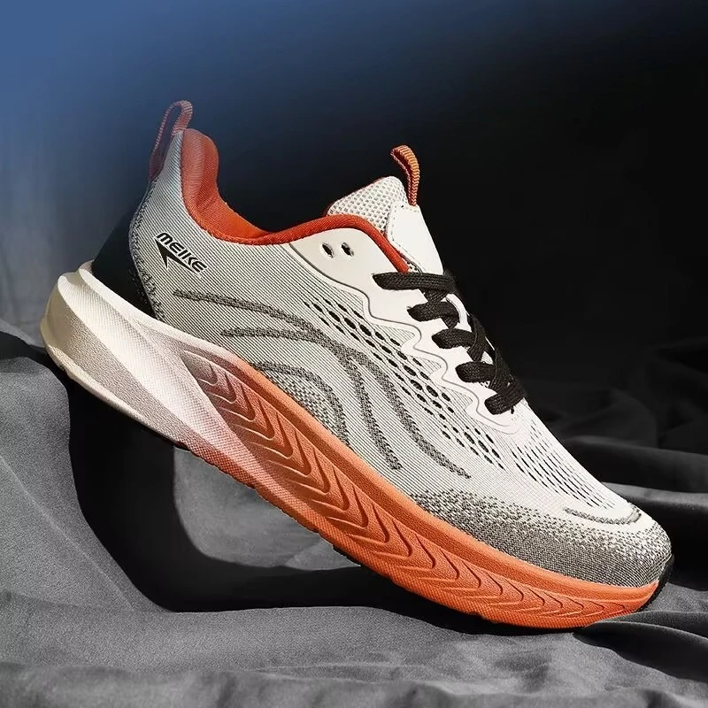New Trend Thick Soled Wide Last Men's Sports Shoes Anti Slip Plus Size Men's Running Shoe Breathable Women's Walking Shoes