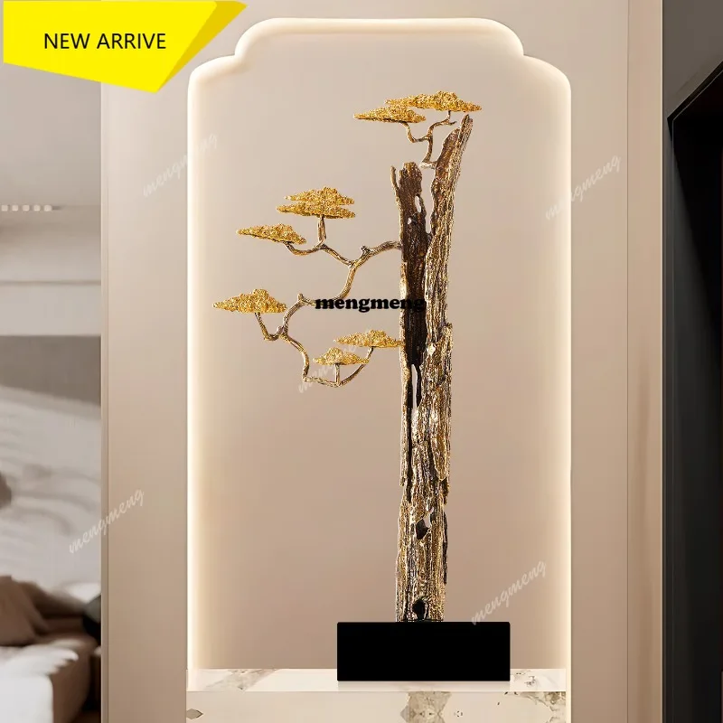 M138 Welcome pine ornaments into the entrance slender decoration office to attract wealth company opening high-end gifts
