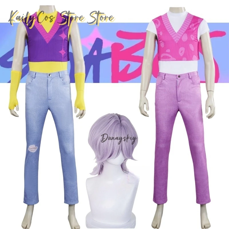 

Аниме Косплей Детский Тайный Комплект Одежды Парик Kpop Охотник Демонов Сая Мальчики Газированная Поп Тайна Косплей Девушки Костюм Хэллоуина Взрослый