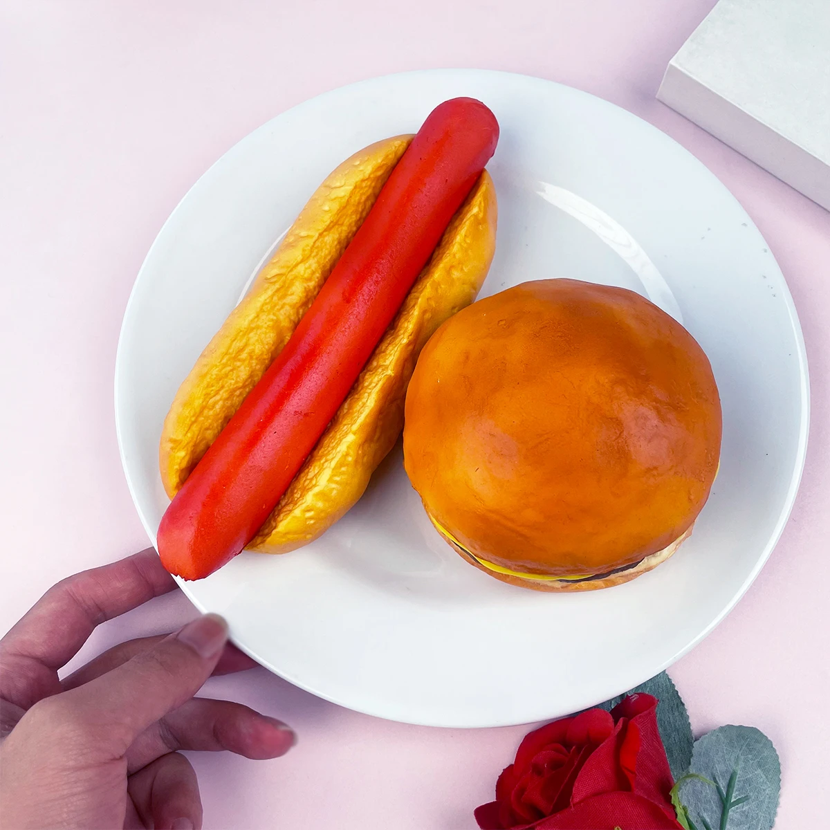 1 Unidade de Modelo de Hambúrg - Fotografi Food avaliação e preço