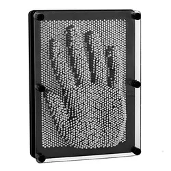 3D Handprint izlenim heykel klon oyuncak Metal Pin sanat oyuncak masa kurulu oyunu duyusal Fidget el oyuncak hediyeler için erkek kız