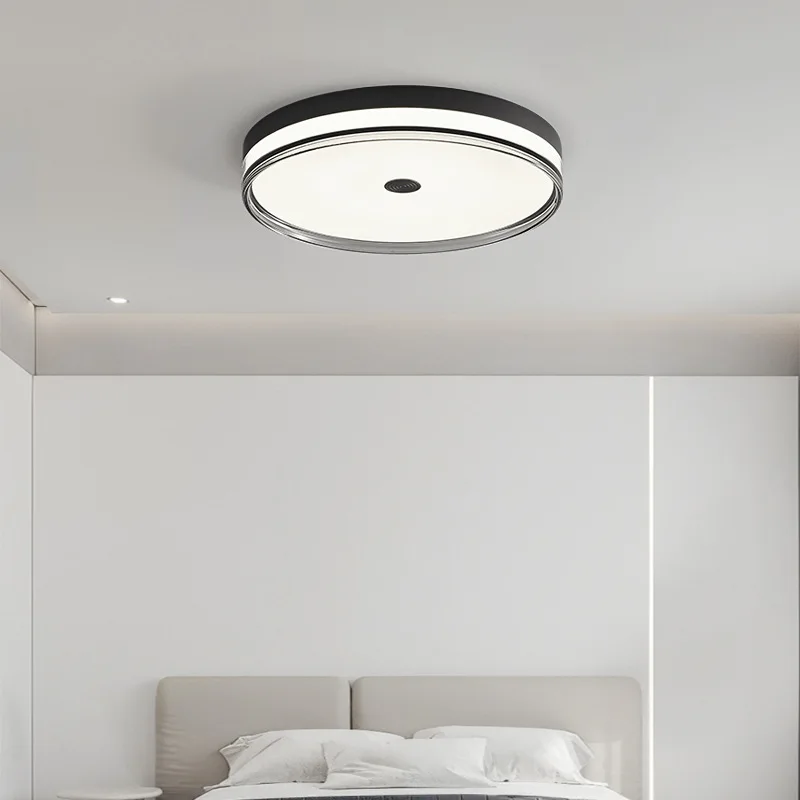 All-copper ceiling lamp simple light luxury bedroom lamp Italian minimalist high-end room master