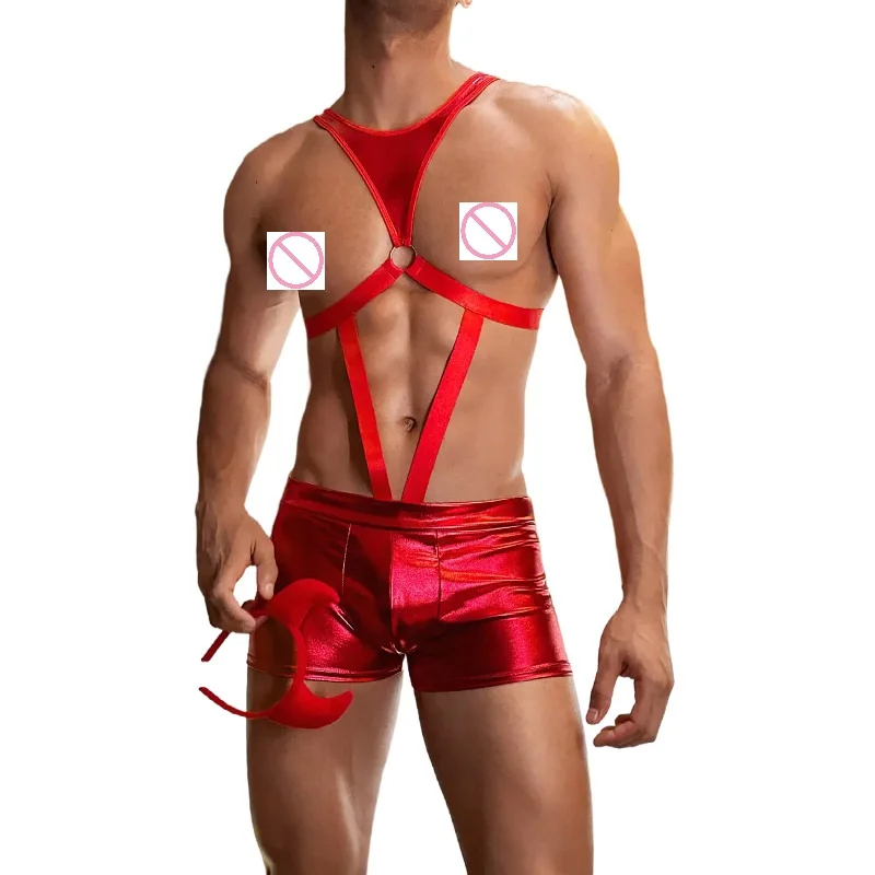 ชุดบอดี้สูทลิงเนอรีกระต่ายเซ็กซี่สำหรับผู้ชายแบบขายส่ง ชุดคอสเพลย์สำหรับงานปาร์ตี้ฮาโลวีน ชุดแฟนซีสำหรับเกย์ ชุดใส่เที่ยวกลางคืน