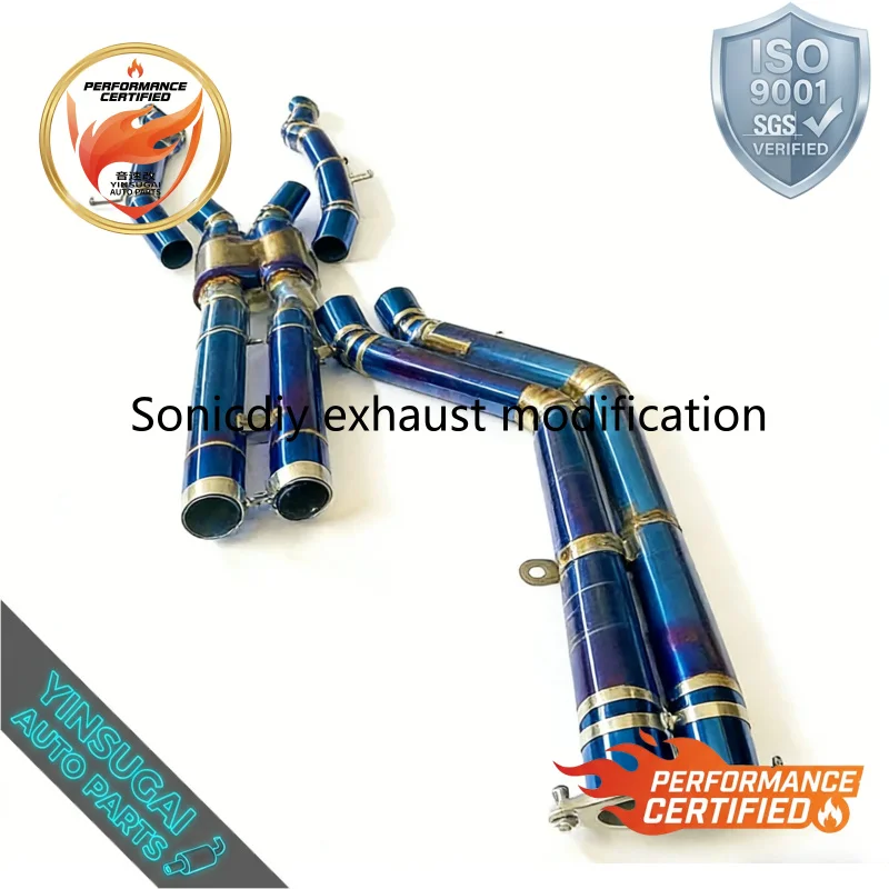 Cuski High Cost-effective Titanium Valve Catback Exhaust with Tips for BMW X3M X4M Competition F97 F98 3.0T 2019-2023