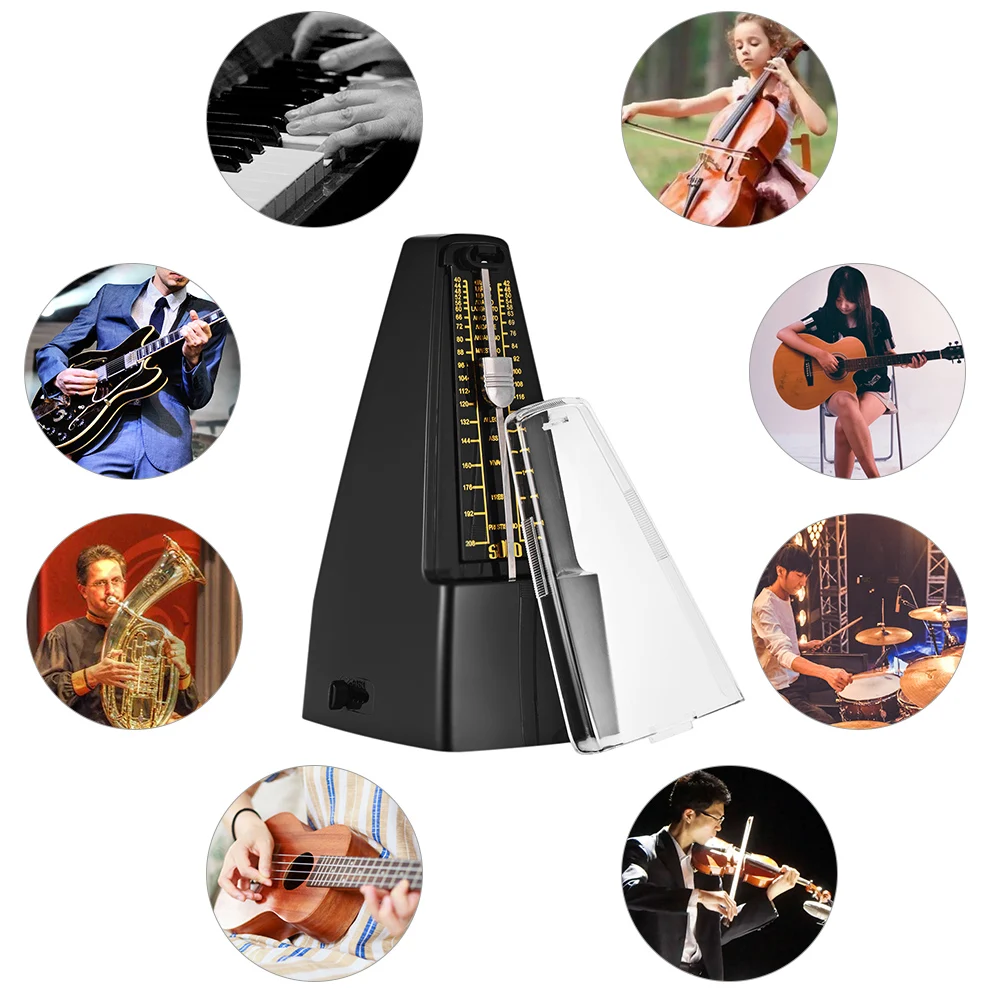 Standard Universal Mechanical Metronome ABS Material for Guitar Violin Piano Bass Drum Musical Instrument Practice Tool