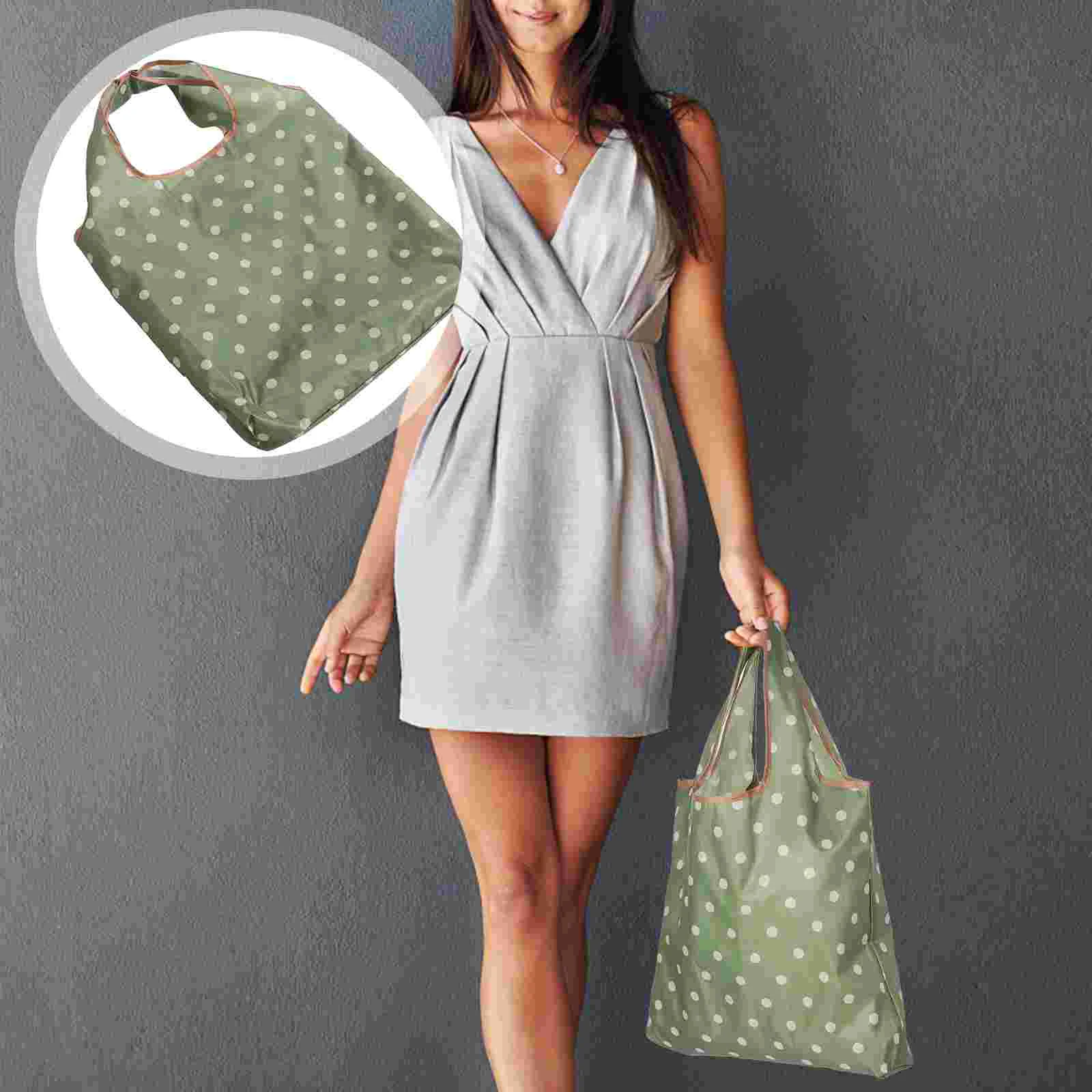 

Shopping Bag Foldable Bags for Groceries Collapsible Tote Grocery Folding Nylon