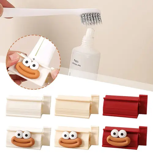 치약 디펜서 치약 압착기, 자동 롤링 소시지 구강 압착, 페이셜 클렌저 도구, 정량 