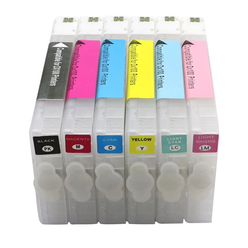 T7811-T7816 Compatible Empty Refillable ink cartridge with chips For Fujifilm Frontier-S DX-100 Fuji DX100 Printer 200ML/PC