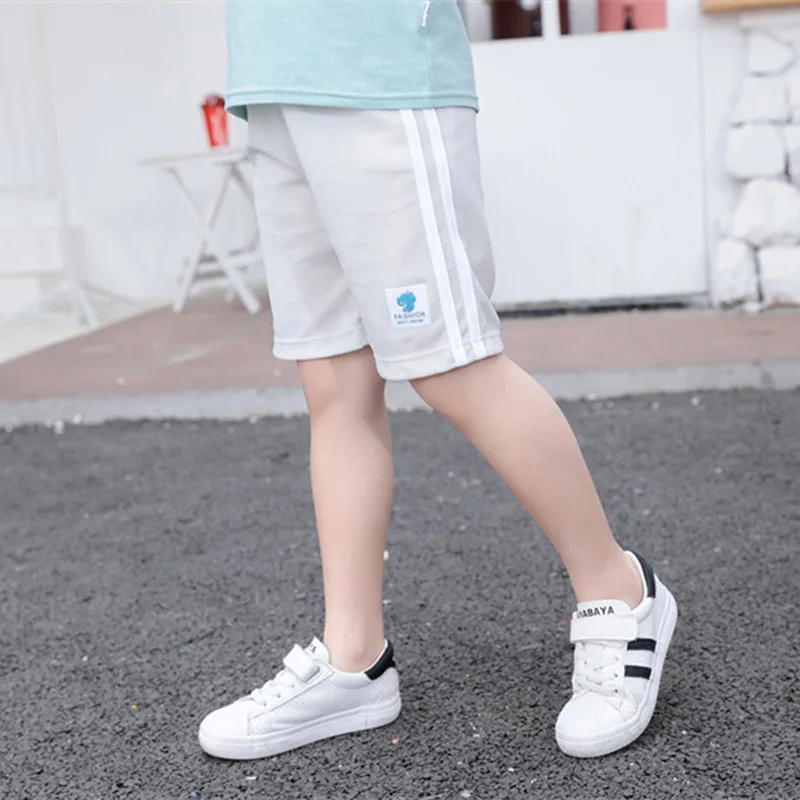 Boys Girls Summer Shorts Thin Elastic Short Pants for Kids Outfits Teenage 2T-11T Sport Shorts Toddler Children Short Trousers