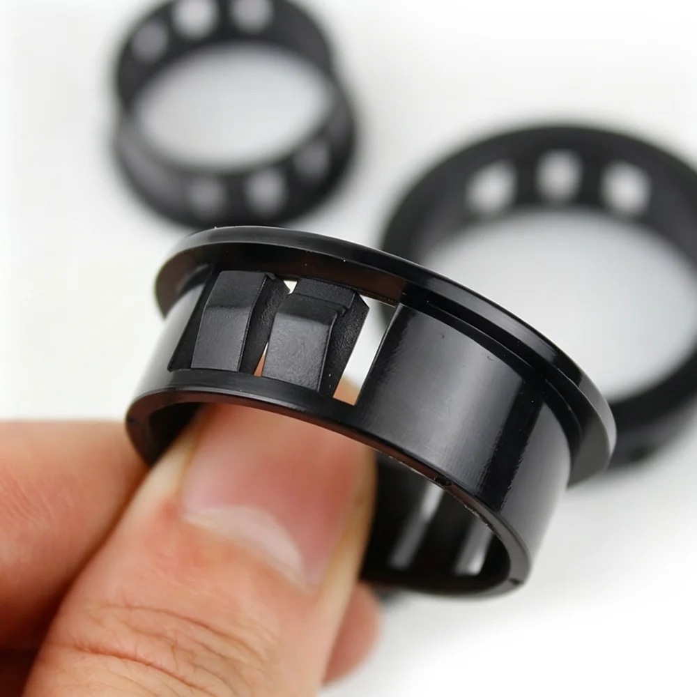 Plastic Snap-on Wire Grommet Gasket Clamp 8mm-100mm Desk Wire Inlet Outlet Seal Ring Hole Plug Cover Cable Rack Holder Protector