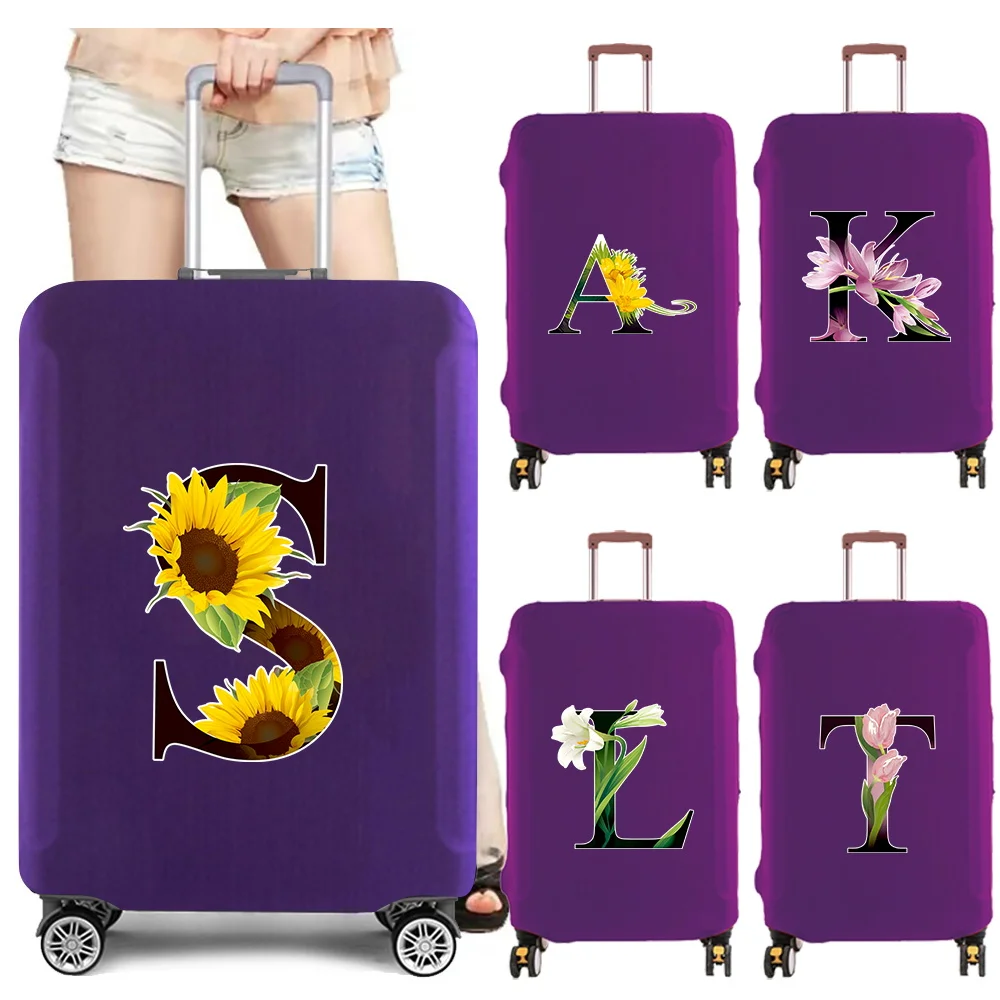 

Luggage Cover 18-32inch Flower Color Printing Series Travel Accessories Wear Resistant Multiple Style Options Dust Cover
