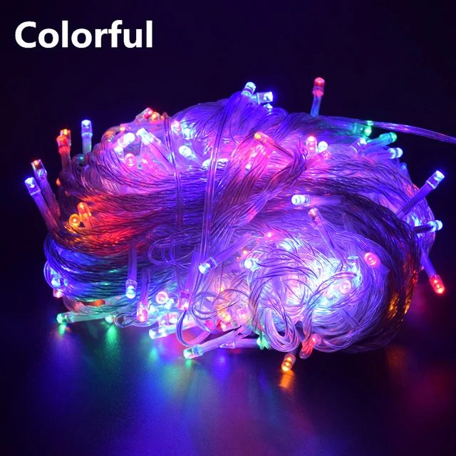 

Holiday Outdoor christmas led string lights 100M 50M 20M 10M Luces Decoracion fairy light holiday lights lighting tree garland