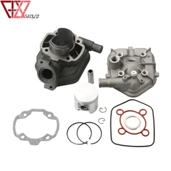 Scooter 47mm Big Bore Cylinder Kit & Head For Set Water Cooling Racing Tuning Engine Parts Dio 50 Dio50 AF18 AF28 2-Stroke