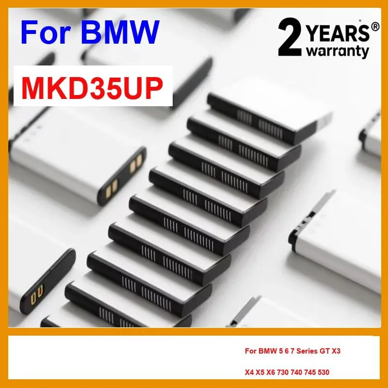 Battery Display Remote Control Car Key MKD35UP 580Mah For Bmw 5 6 7 Series GT X3 X4 X5 X6 730 740 745 530