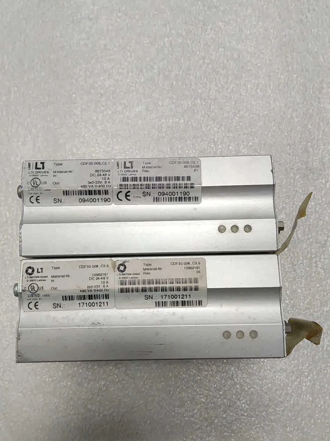 

CDF30.008.C2.1 Servo Drive for LUST CDF30.008.C2.1